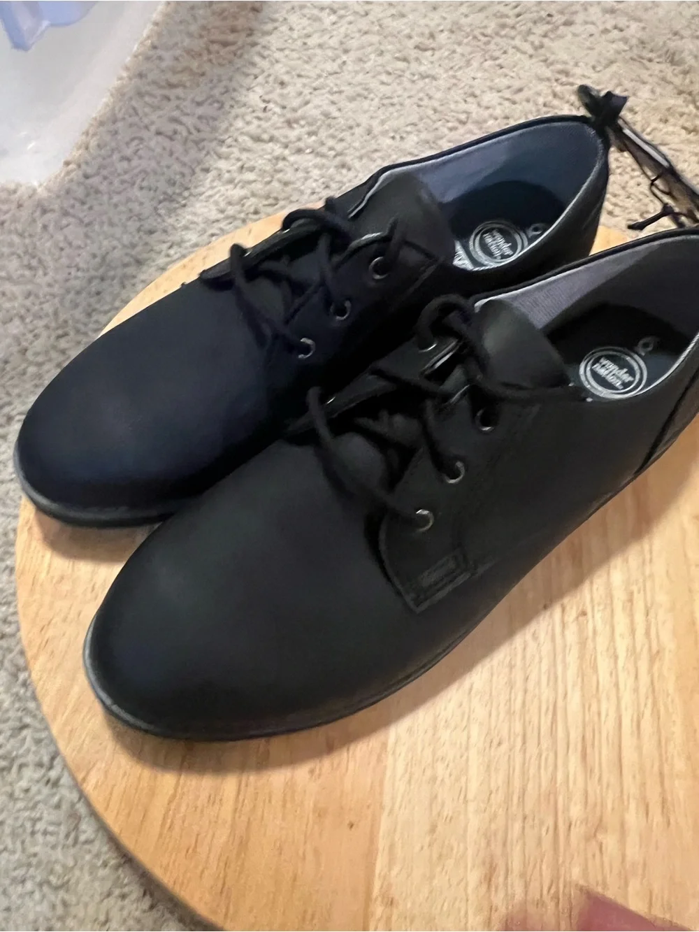 wonder nation Black Men's Derby Lace-Up Shoes